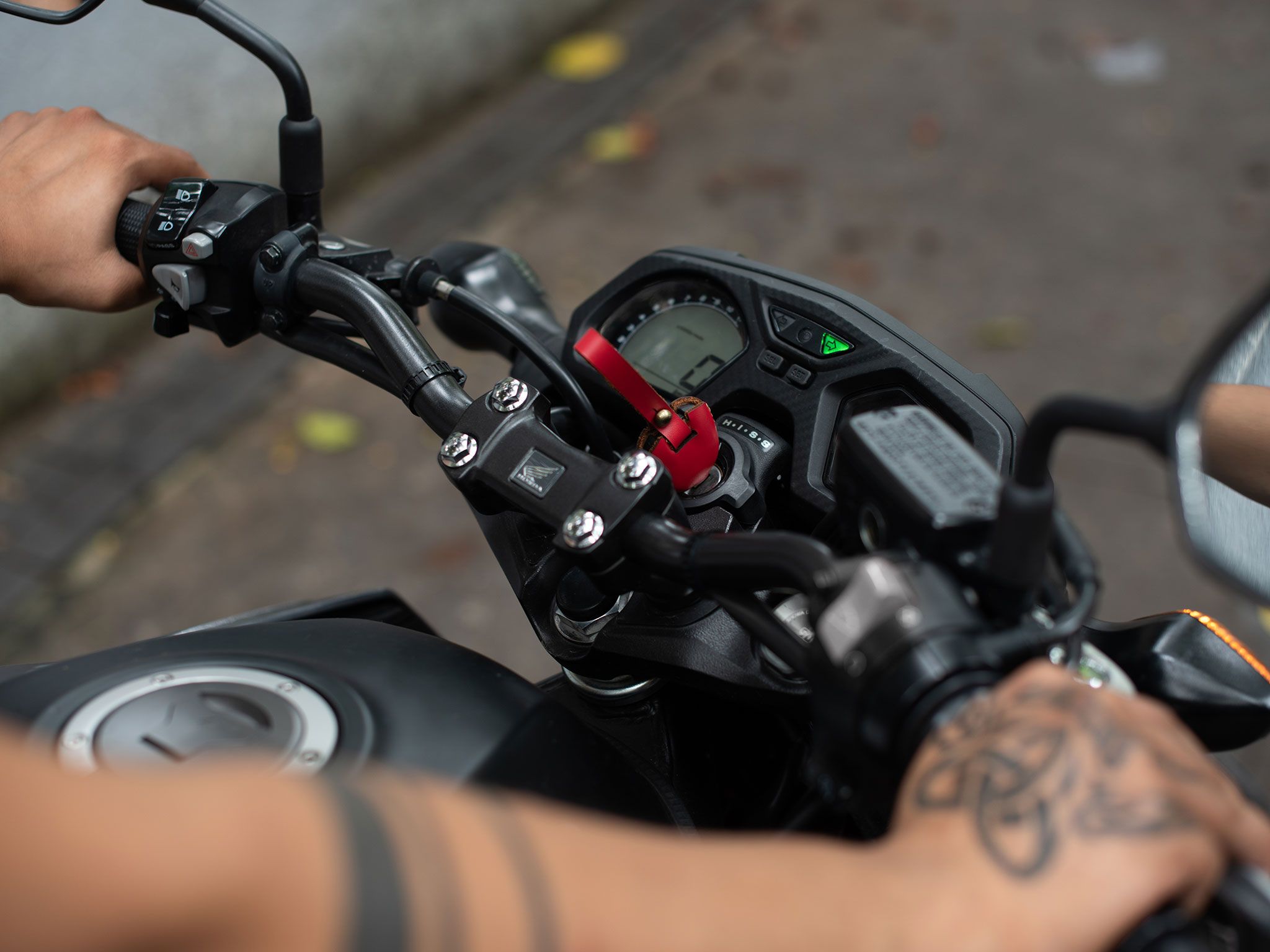 Moto Honda CBR - Bao da chìa khóa