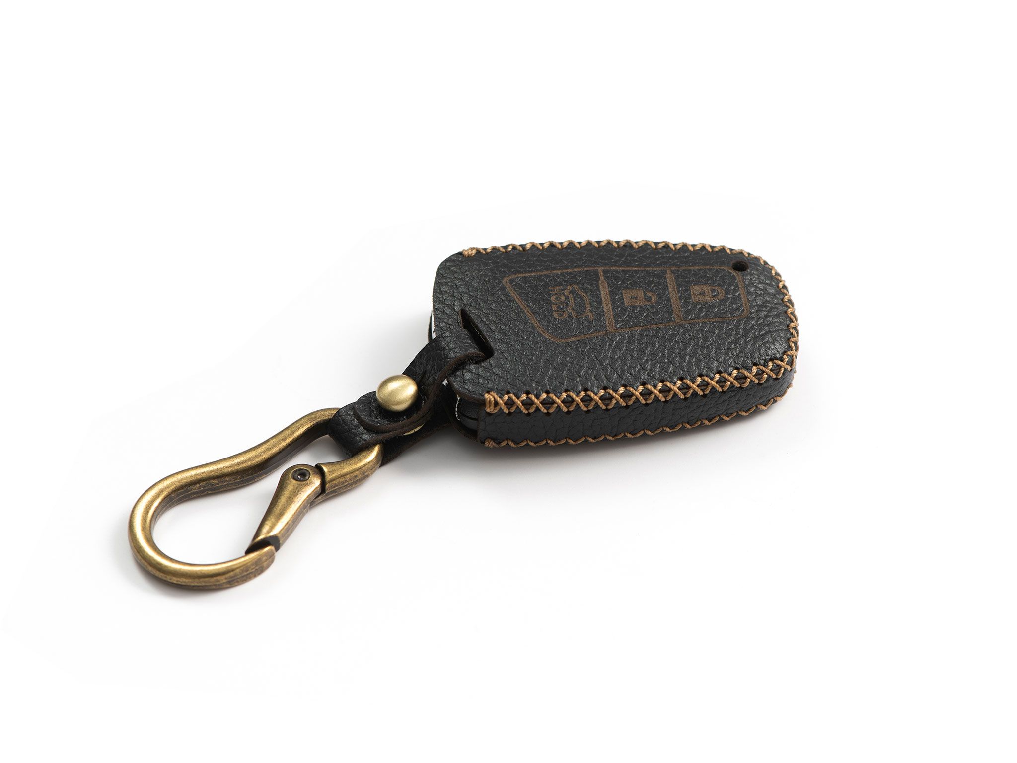 Hyundai Genesis - Bao da chìa khóa (móc carabiner)