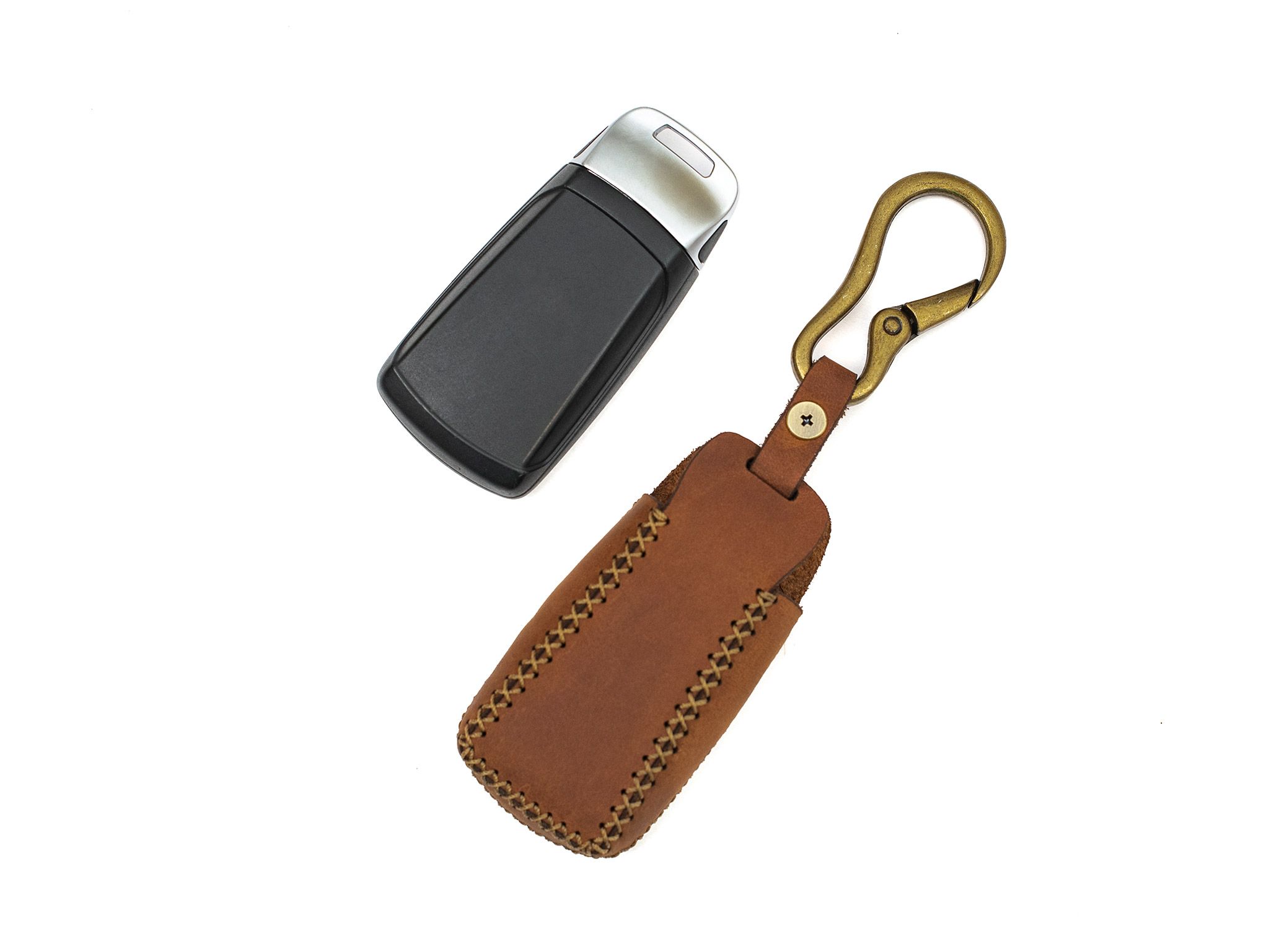 Audi Q4 - Bao da chìa khóa (móc carabiner)
