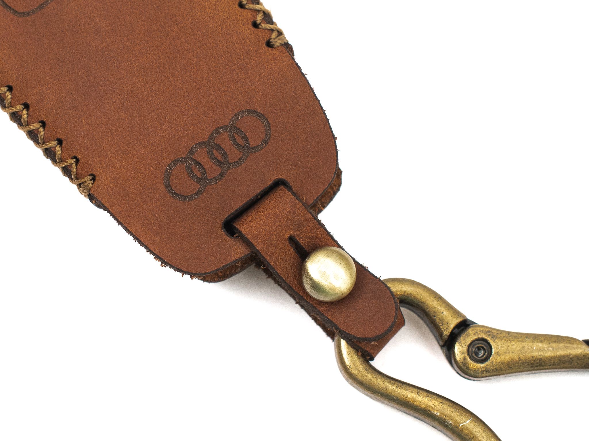 Audi Q4 - Bao da chìa khóa (móc carabiner) 