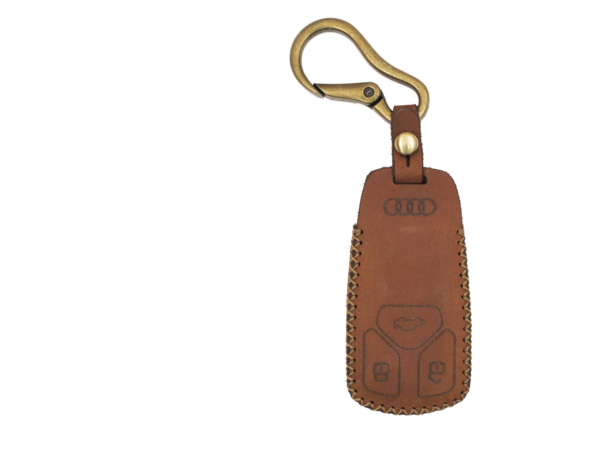 Audi Q4 - Bao da chìa khóa (móc carabiner)