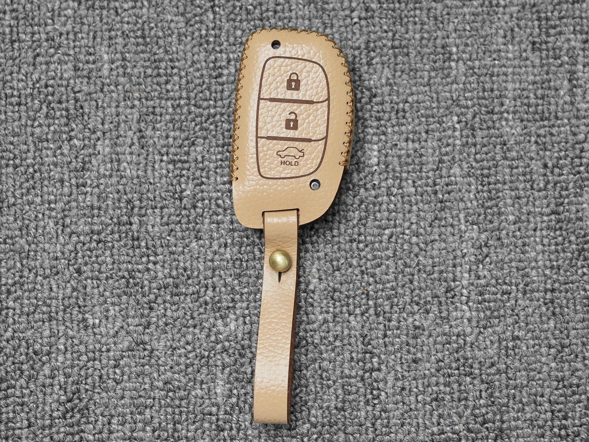  Hyundai i10 - Bao da chìa khóa (móc dây da) 