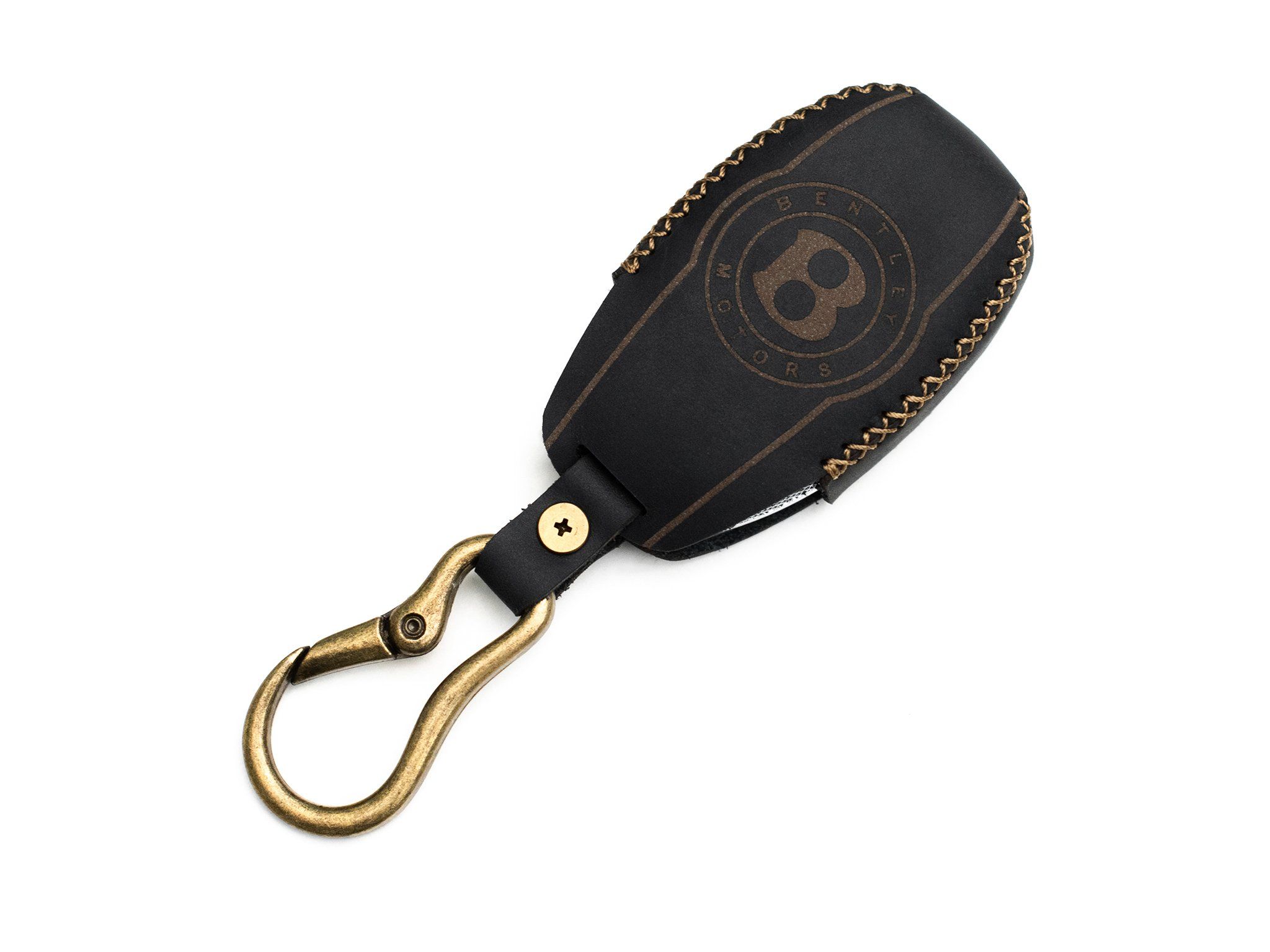 Bentley Bentayga - Bao da chìa khóa (móc carabiner)