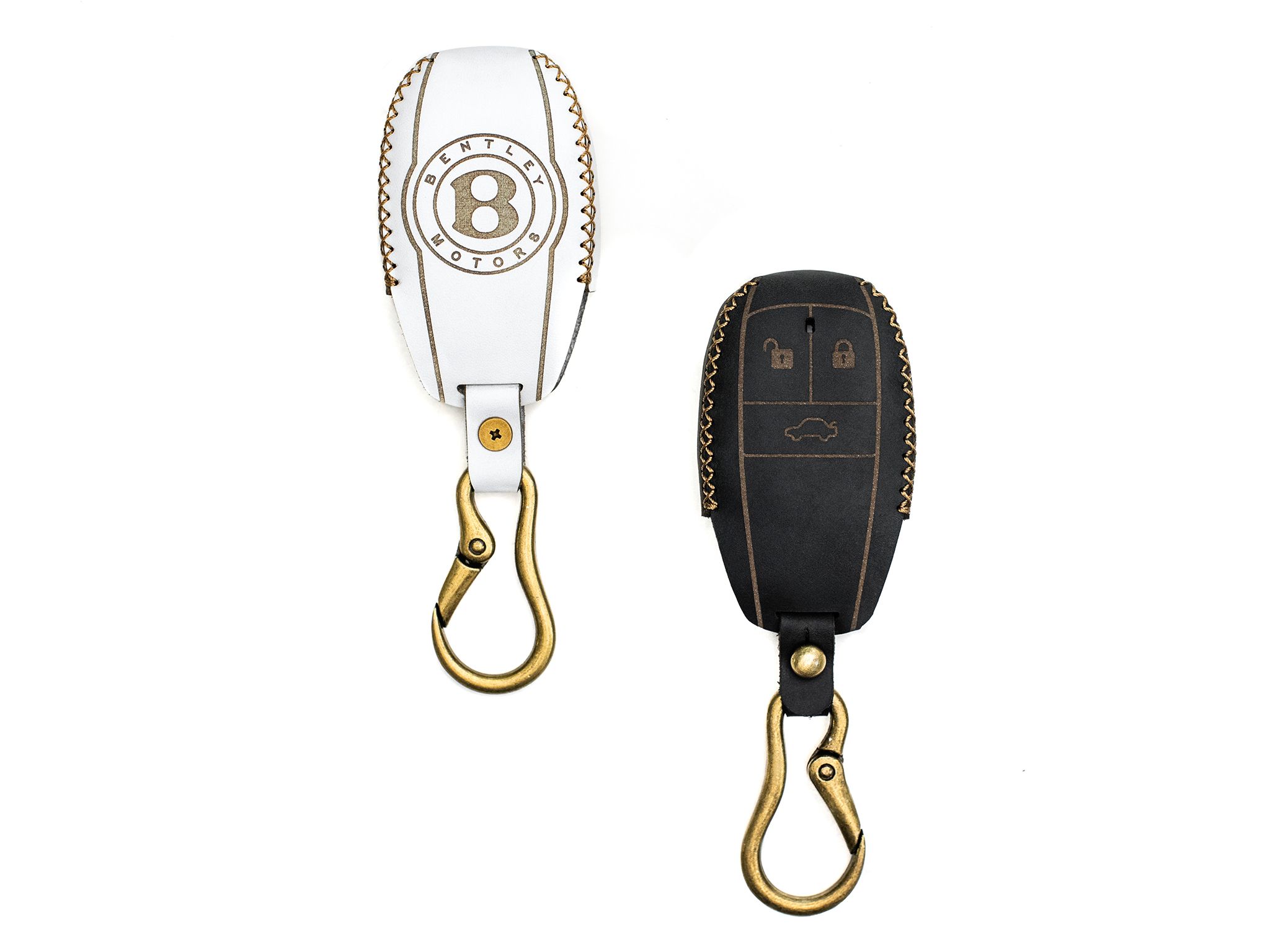  Bentley Bentayga - Bao da chìa khóa (móc carabiner) 