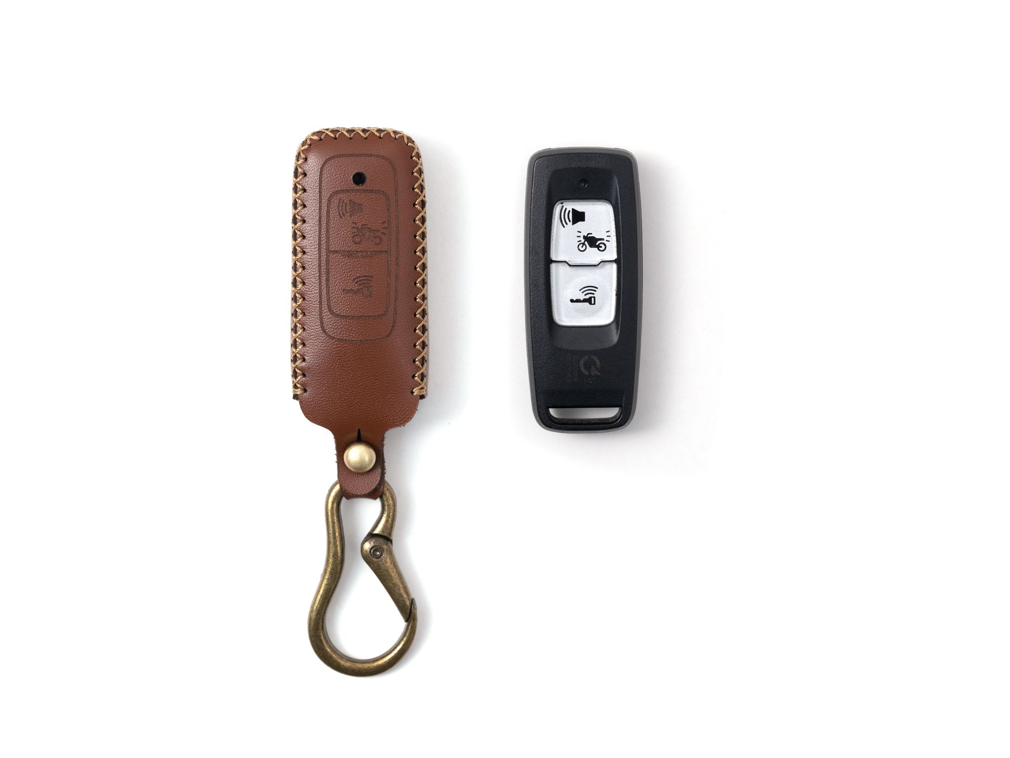 Honda Smartkey SH 2021/ Winner X 2022 - Bao da chìa khoá (móc carabiner)