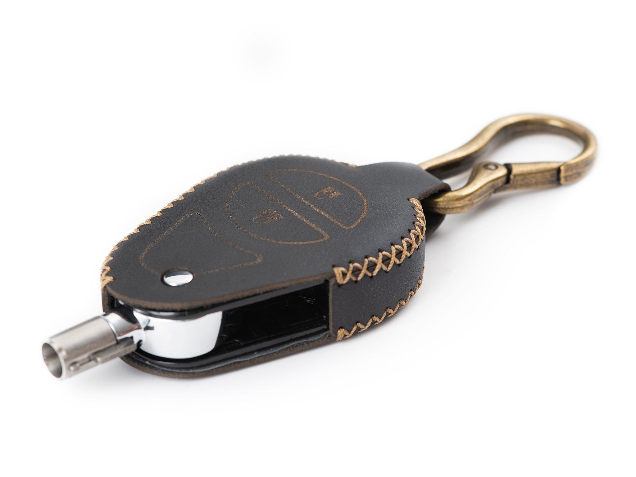 Harley Davidson L2C0056TR - Bao da chìa khoá (móc carabiner)