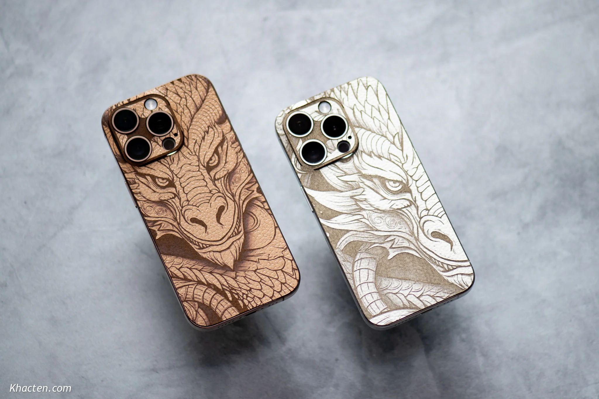 iPhone 16 Series - Dán da khắc Rồng