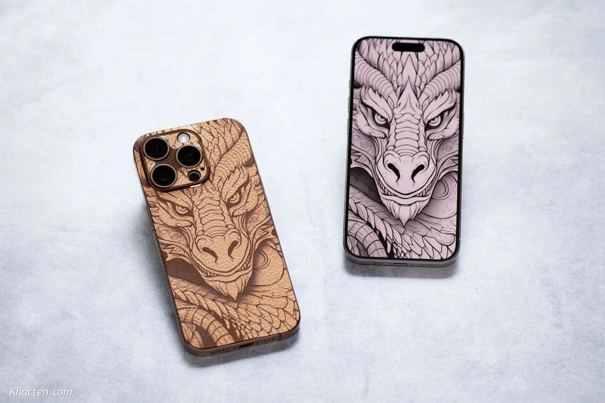iPhone 16 Series - Dán da khắc Rồng