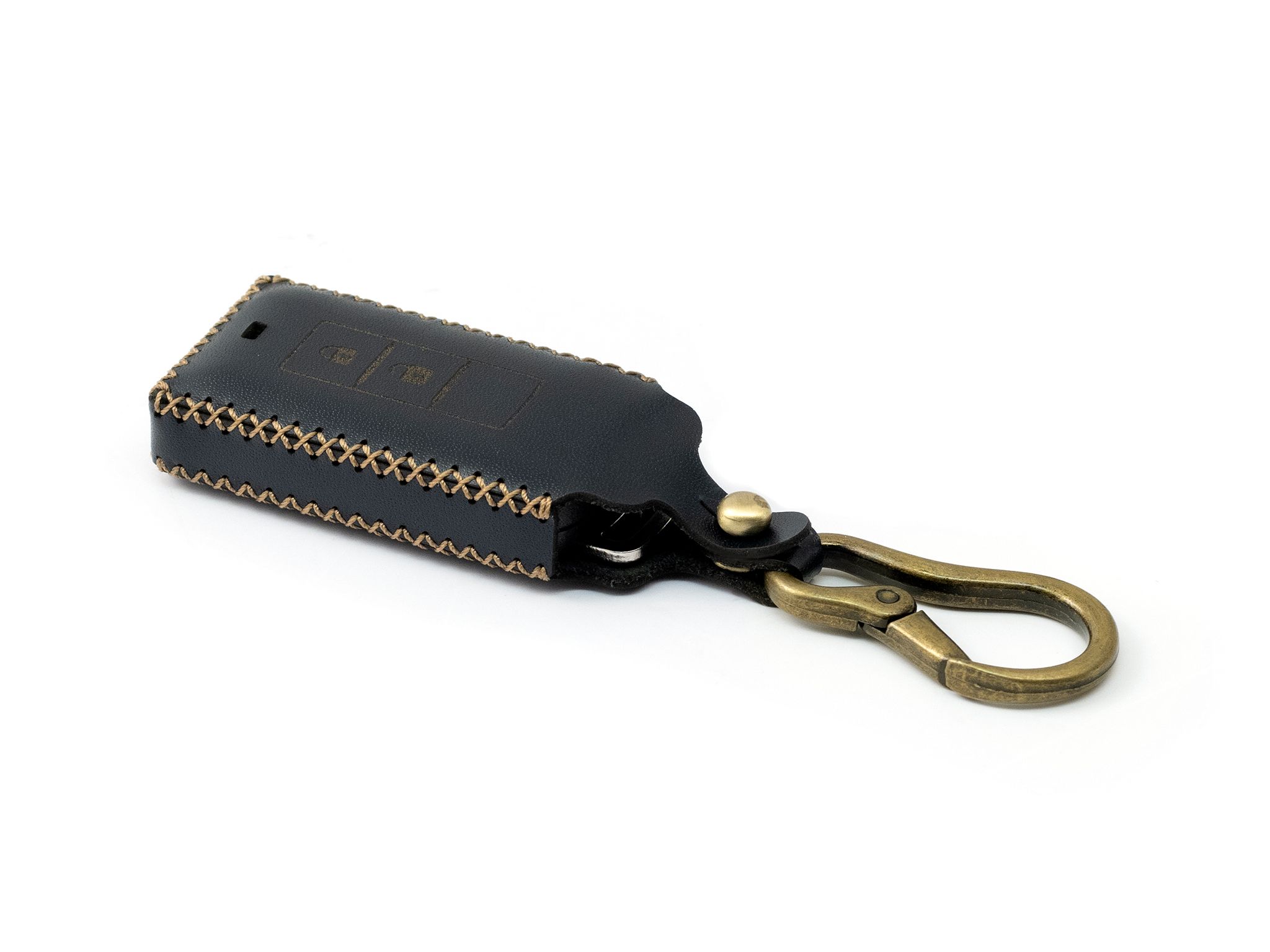 Mitsubishi Xpander - Bao da chìa khóa (móc carabiner)