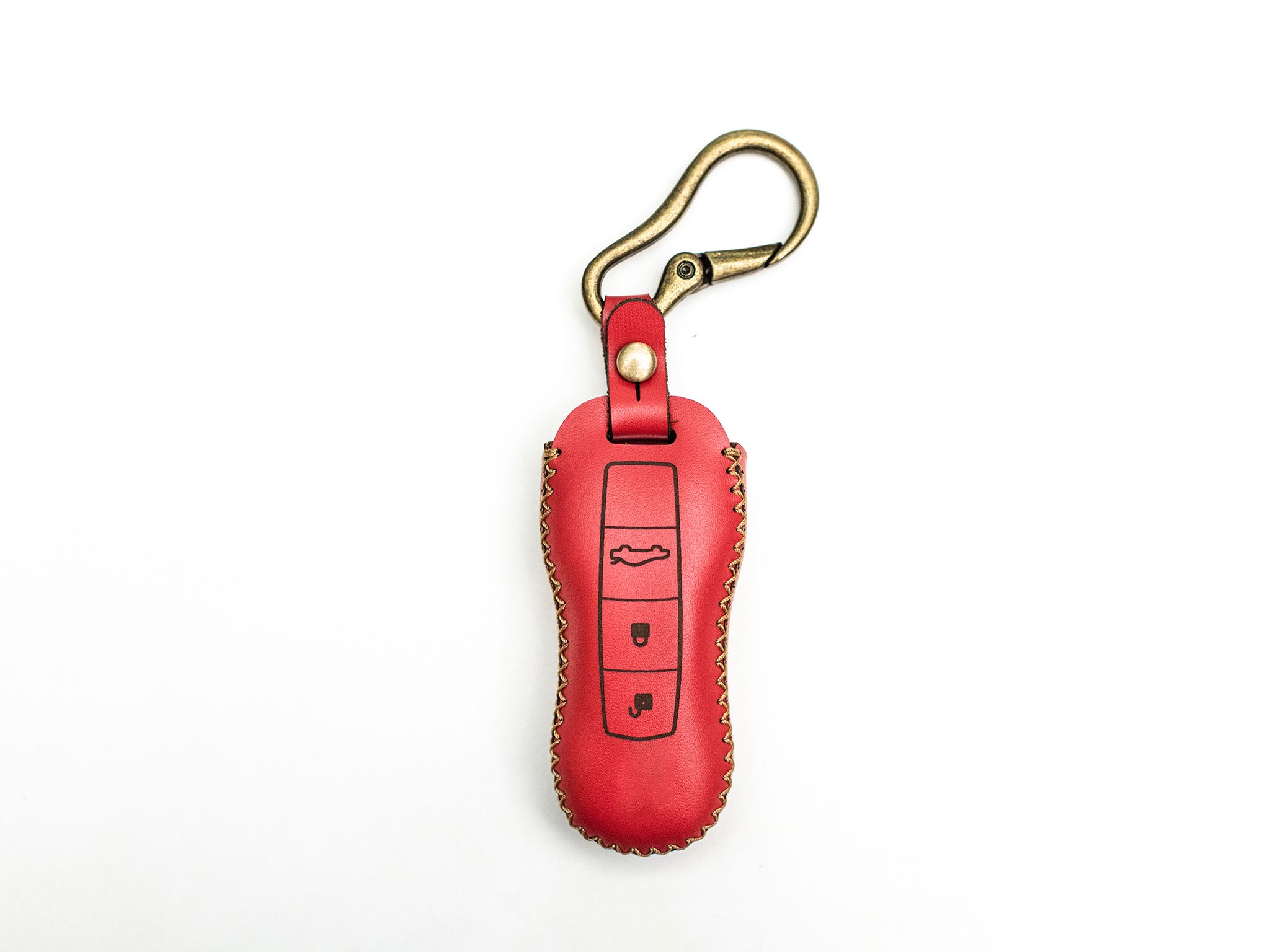 Porsche Panamera - Bao da chìa khoá (móc carabiner)