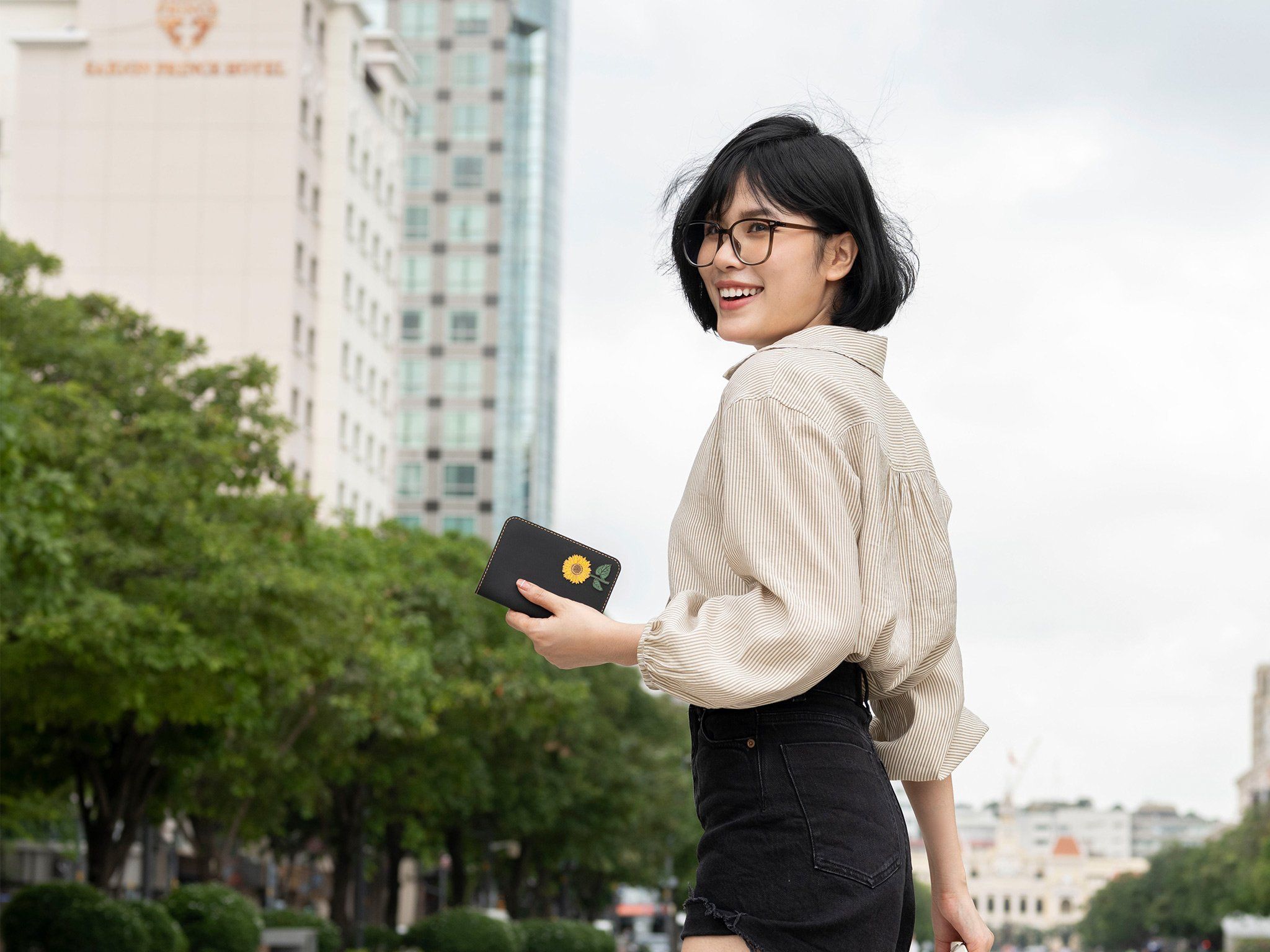 Bao da hộ chiếu SEN Hoa Văn