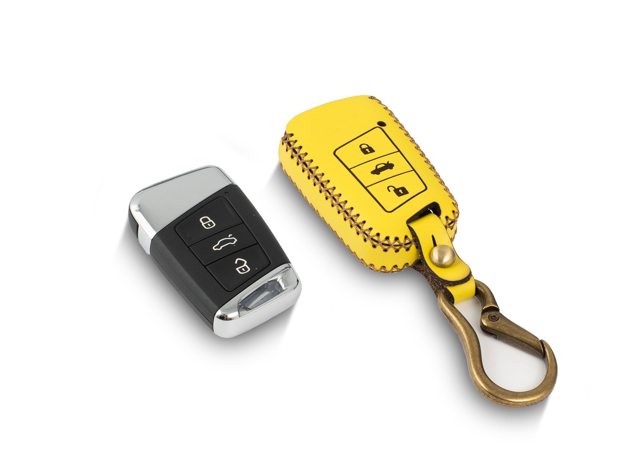 Volkswagen Passat 2014 - Bao da chìa khoá (móc carabiner)