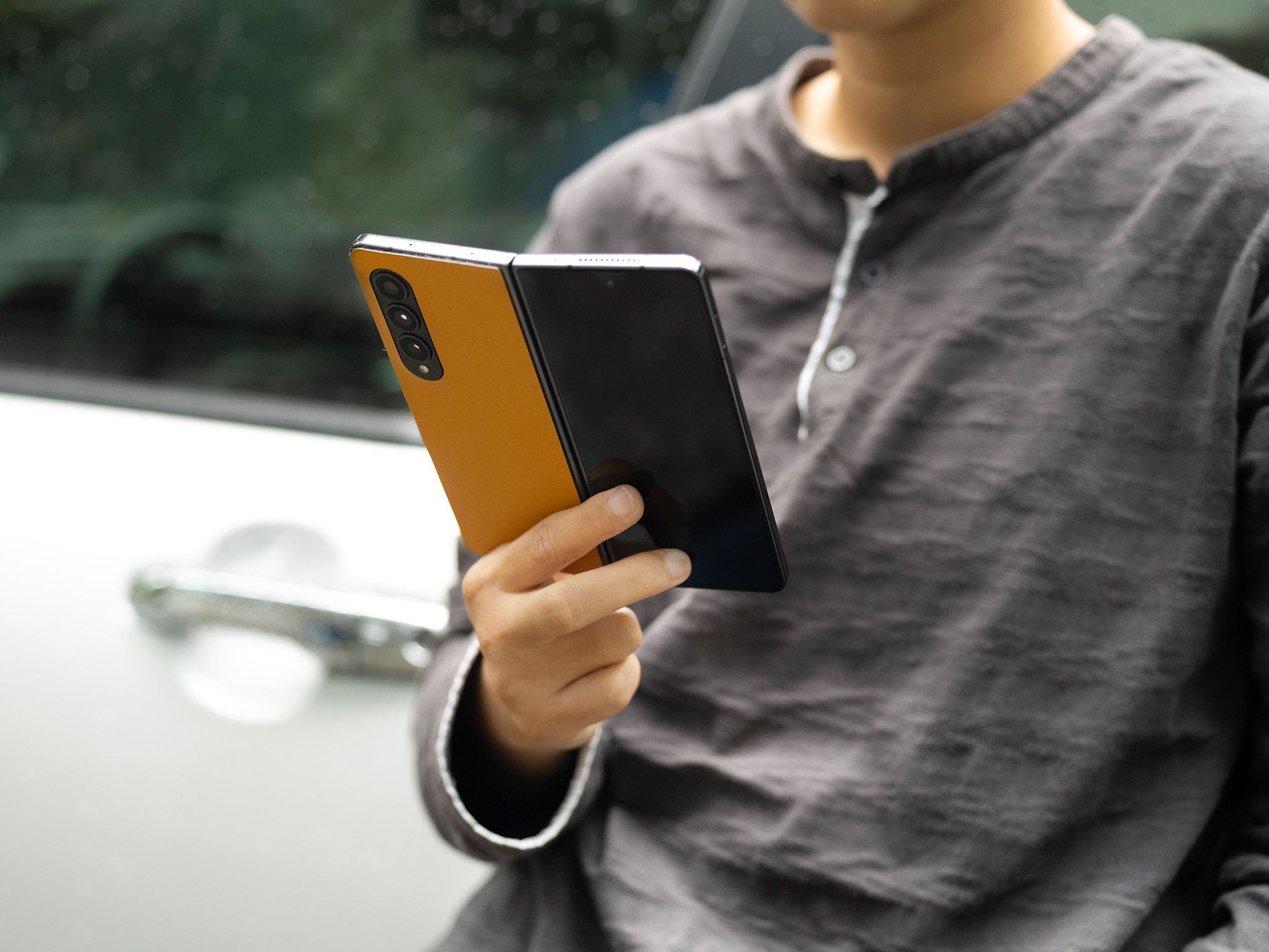  Samsung Galaxy Z Fold4 - Dán da điện thoại 