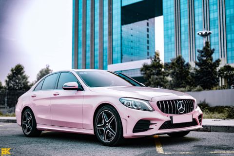 MERCEDES C300 - 07 WRAP PINK