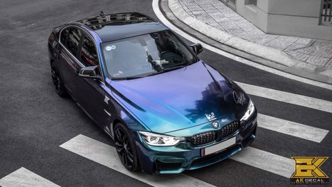 BMW 328I - 02 WRAP BLUE