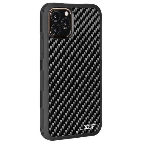 IPHONE 11 PRO MAX REAL CARBON FIBER CASE ARMOR SERIES