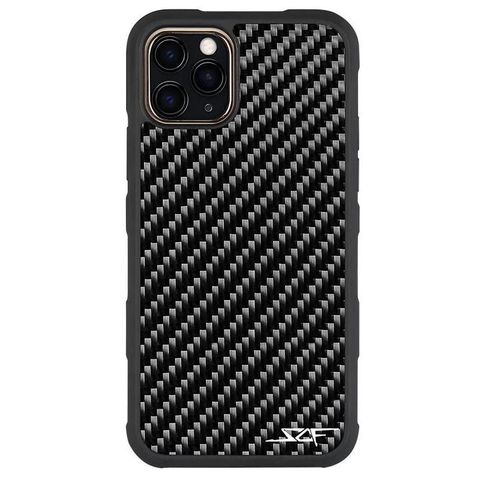 IPHONE 11 PRO REAL CARBON FIBER CASE ARMOR SERIES