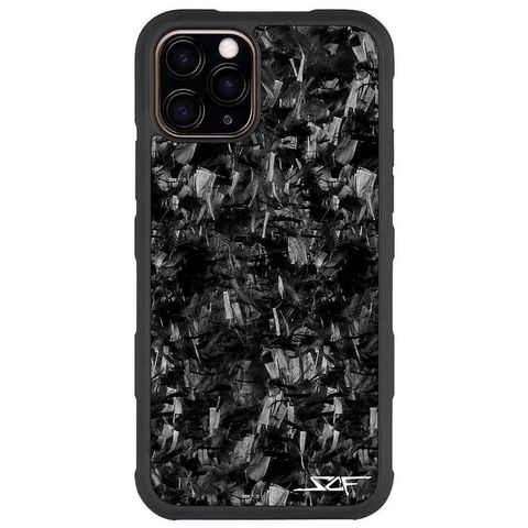 IPHONE 11 PRO MAX REAL FORGED CARBON FIBER CASE ARMOR SERIES