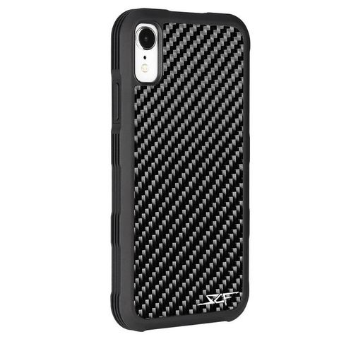 IPHONE XR REAL CARBON FIBER CASE ARMOR SERIES