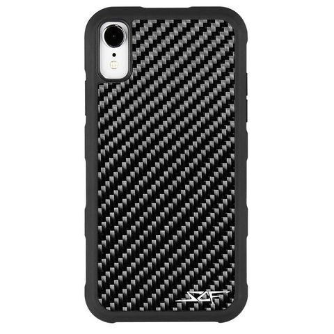 IPHONE XR REAL CARBON FIBER CASE ARMOR SERIES