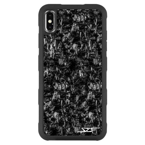 IPHONE XS MAX REAL FORGED CARBON FIBER CASE ARMOR SERIES
