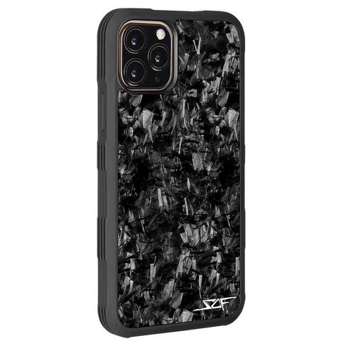 IPHONE 11 PRO MAX REAL FORGED CARBON FIBER CASE ARMOR SERIES