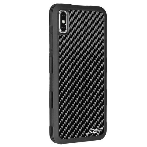 IPHONE XS MAX REAL CARBON FIBER CASE ARMOR SERIES