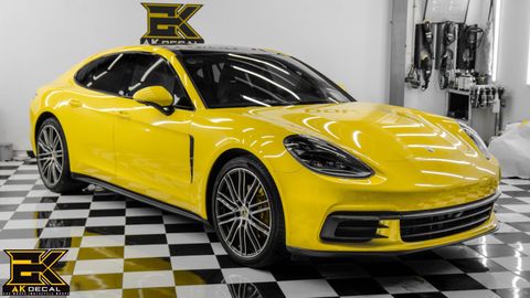 Porsche Panamera - 02 WRAP YELLOW ORACAL