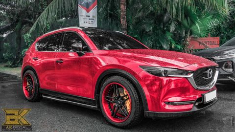 MAZDA CX5 - 01 WRAP RED CHROME