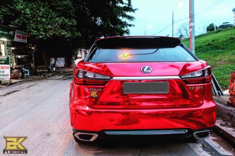 LEXUS RX350 - 01 WRAP RED CHROME