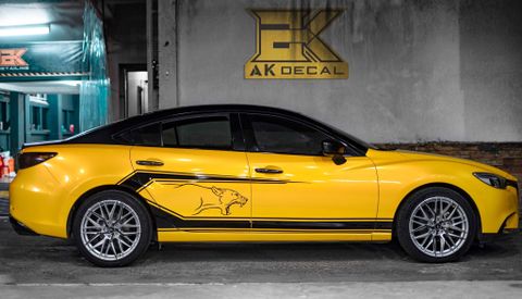 MAZDA 6 - 02 wrap yellow