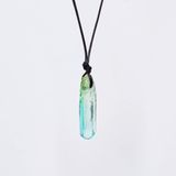 Vòng cổ minimalist đá Aura quartz nhiều màu