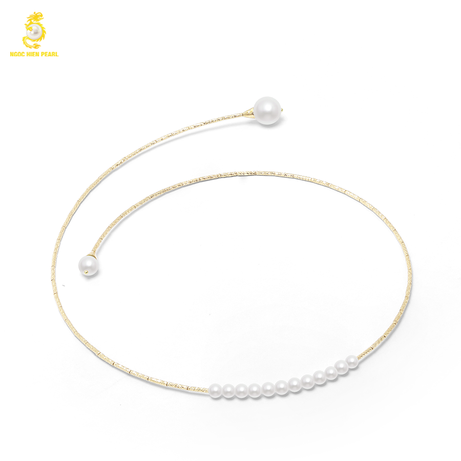 Kiềng ngọc trai thiết kế GDC146