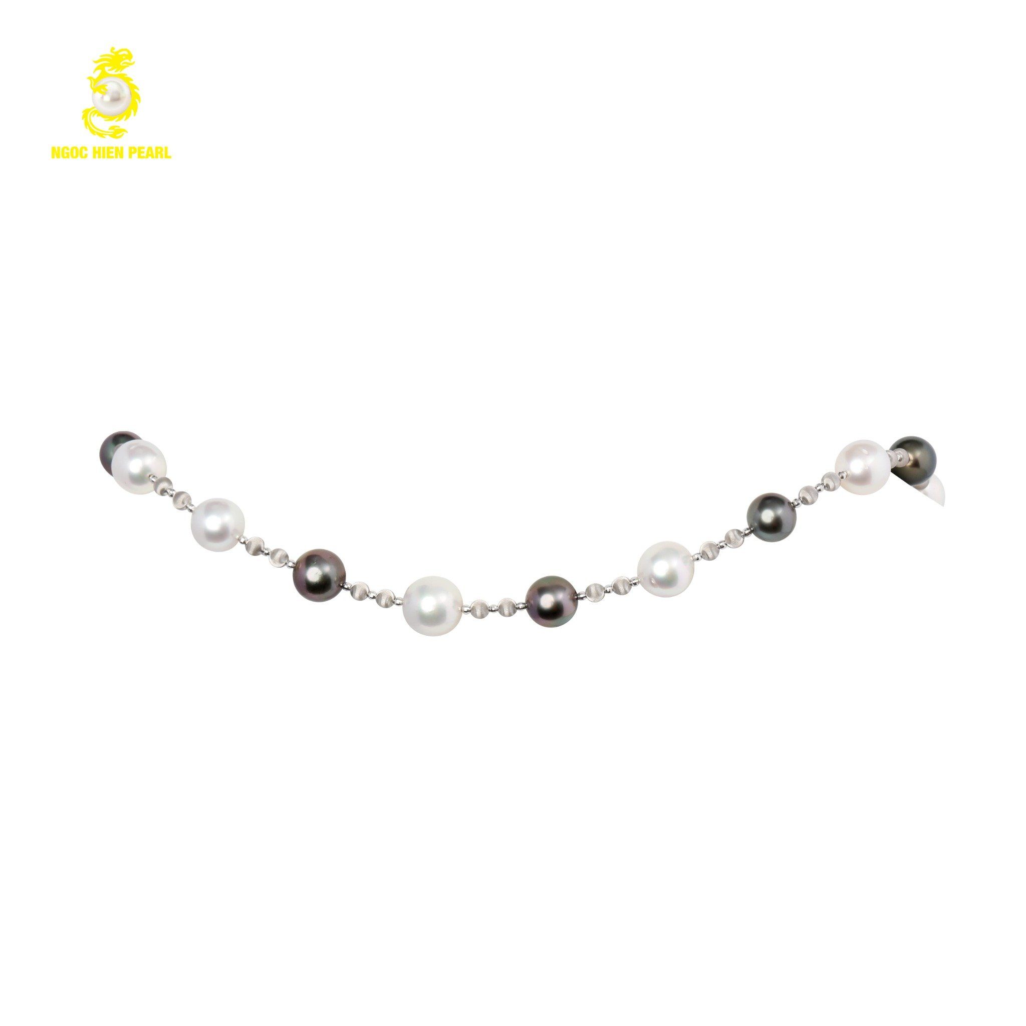 Chuỗi cổ thiết kế ngọc trai Tahiti 4A, Maxima 4A GDC019