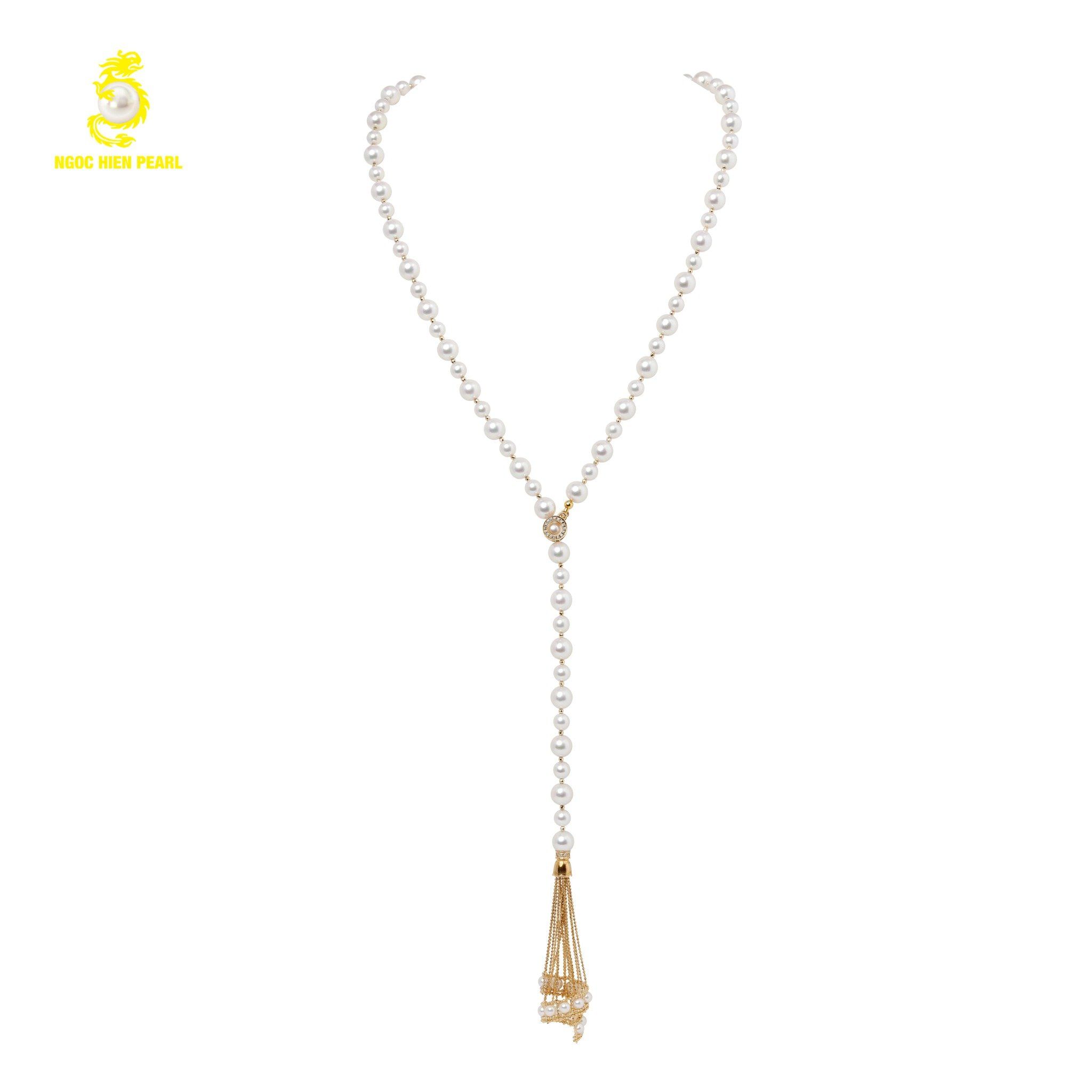 Chuỗi cổ thiết kế ngọc trai Akoya 4A, Southsea 4A GDC006