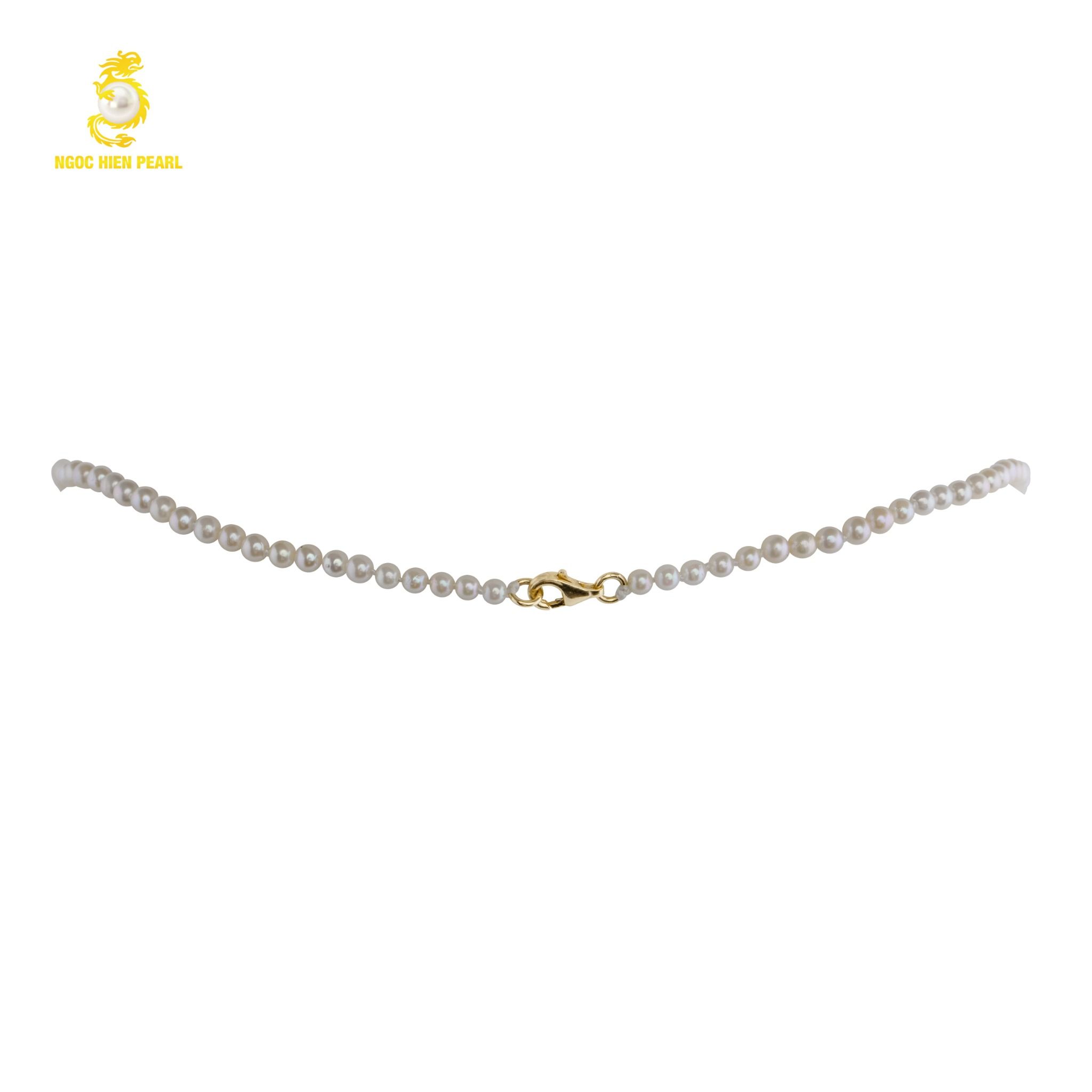 Chuỗi cổ ngọc trai Akoya 4A NSSP12