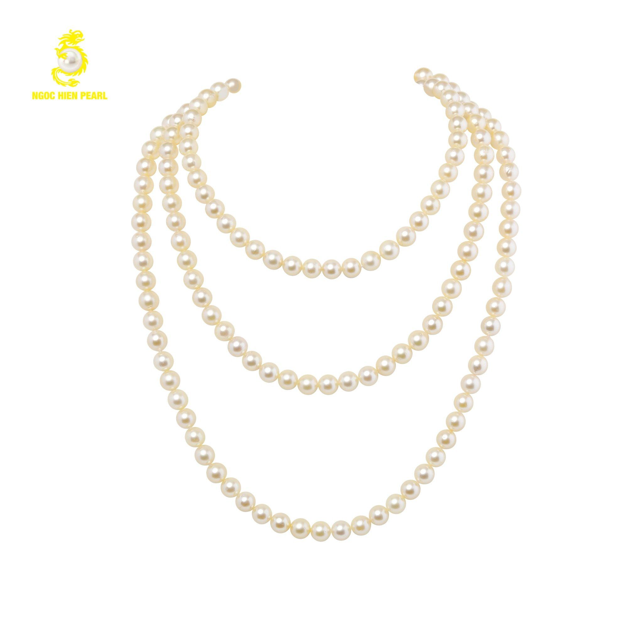 Chuỗi cổ ngọc trai Akoya 3A NS0051