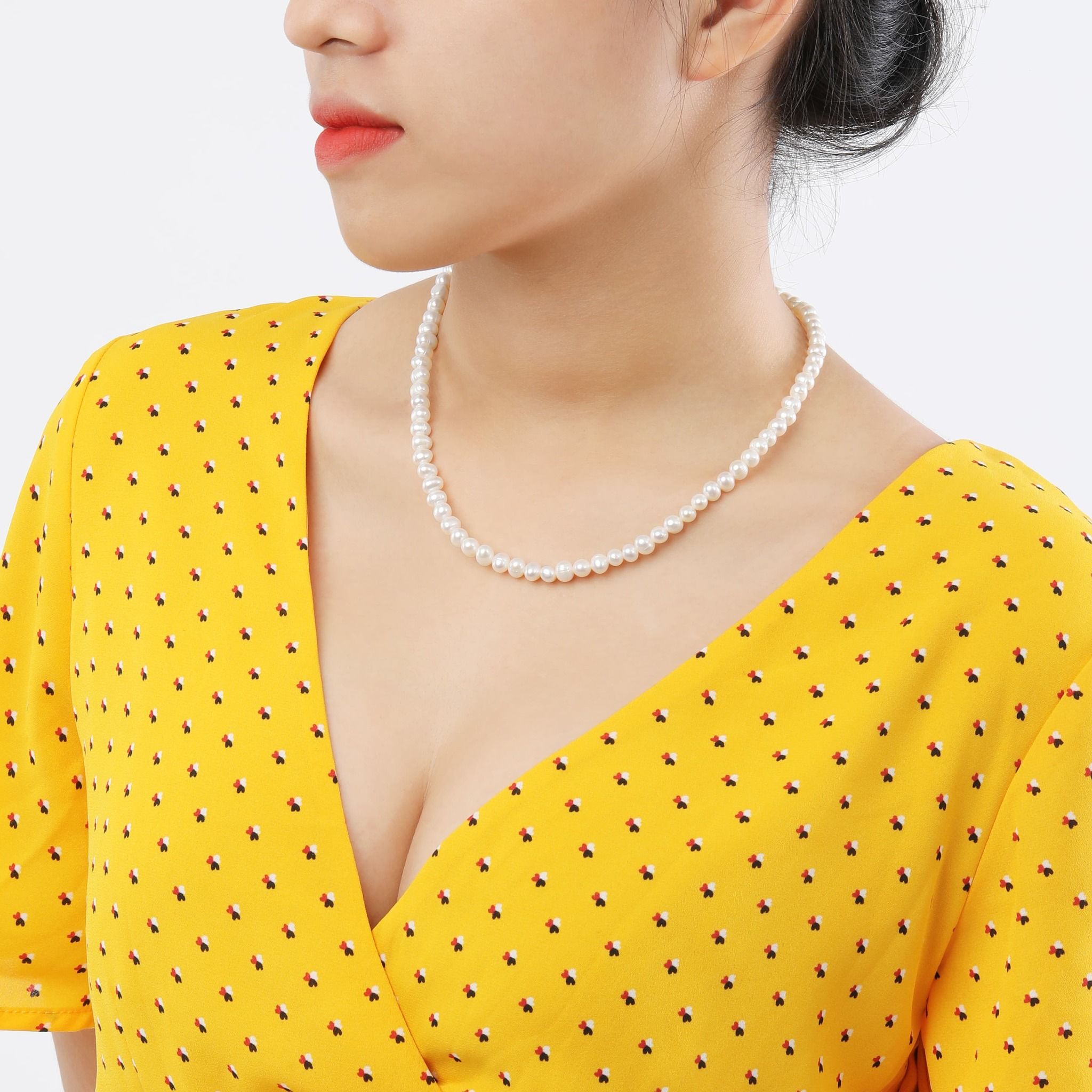 Chuỗi cổ ngọc trai Freshwater NS0001