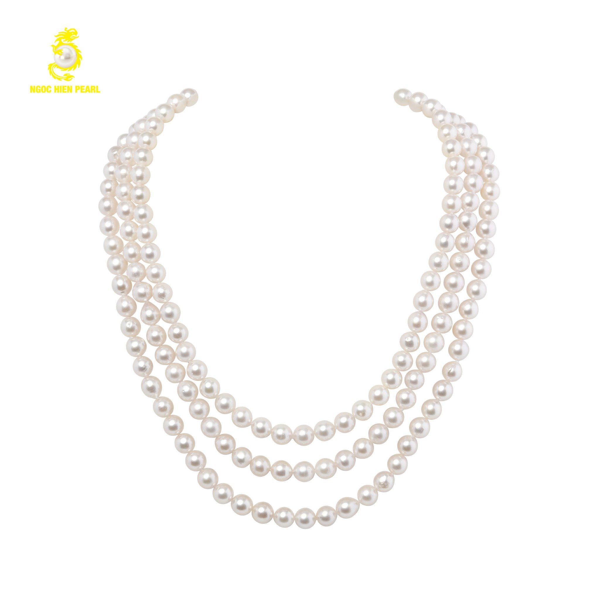 Chuỗi cổ ngọc trai Akoya 3A NT0010