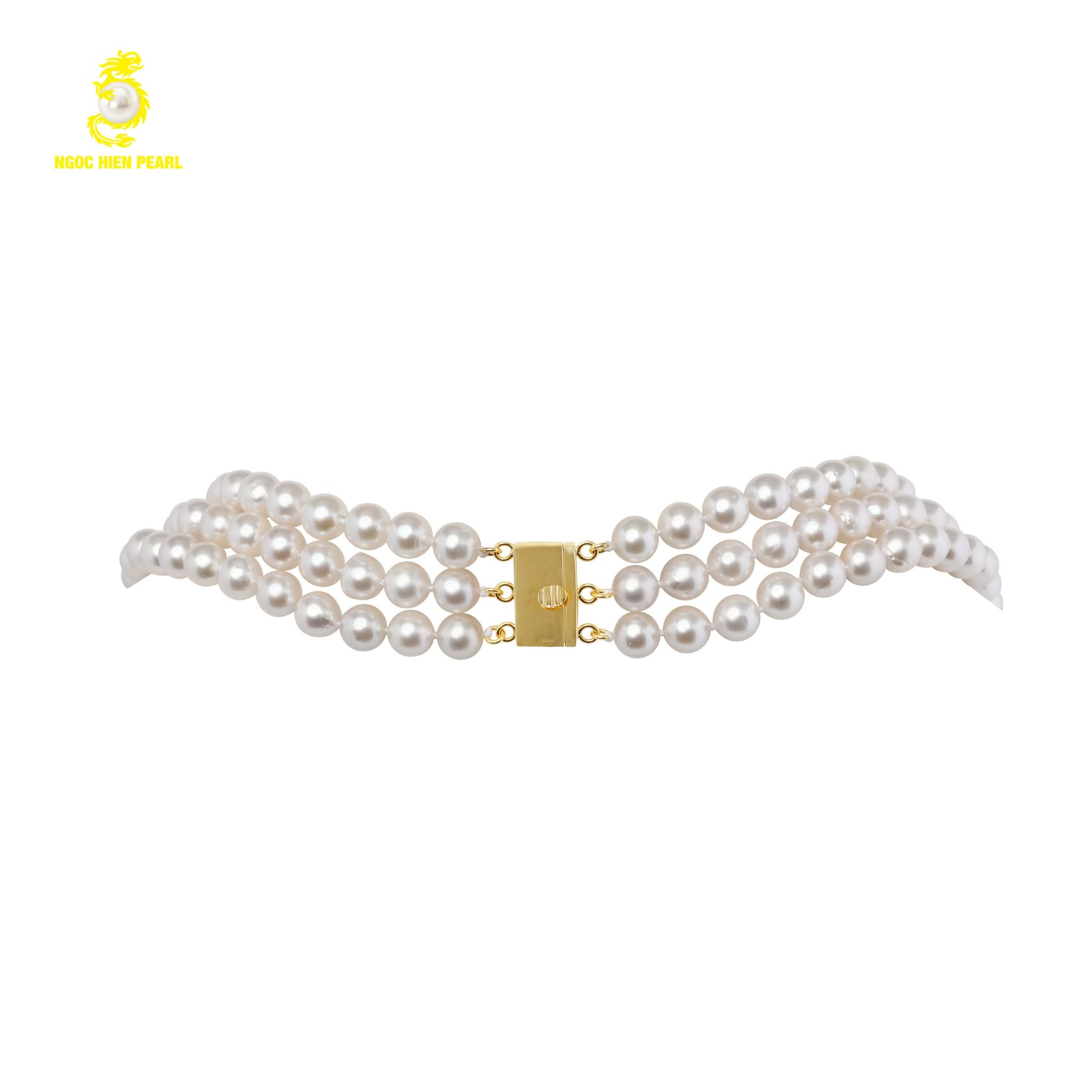 Chuỗi cổ ngọc trai Akoya 3A NT0010