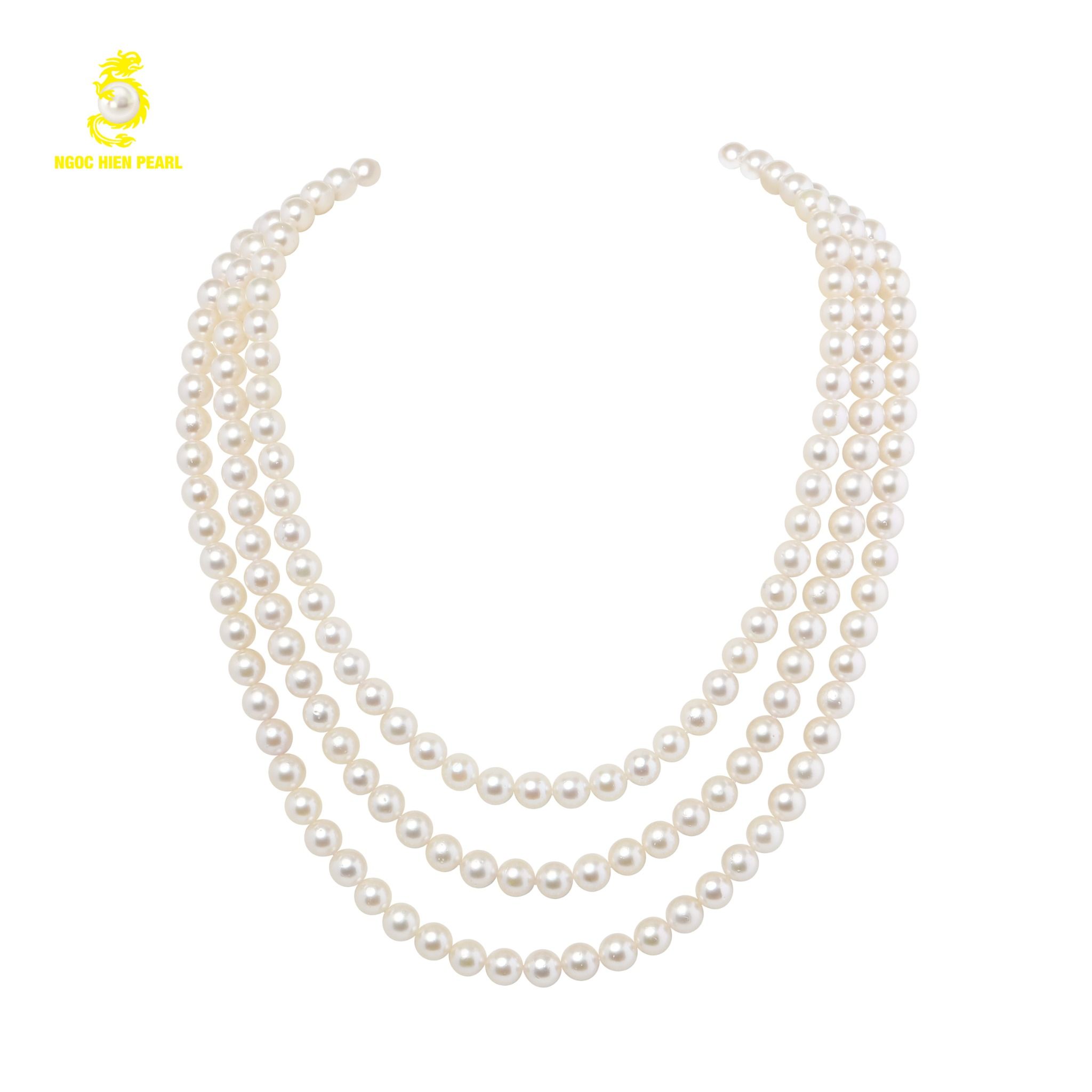 Chuỗi cổ ngọc trai Akoya 2A NT0010