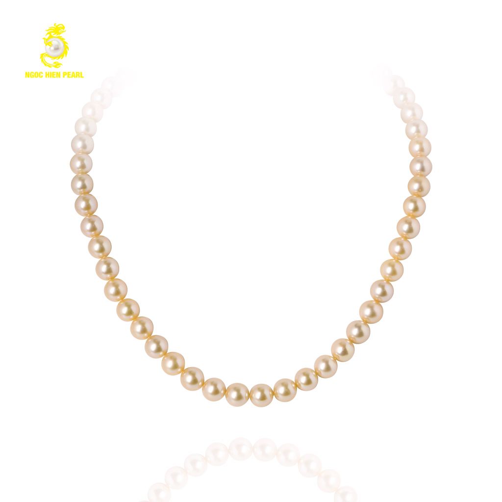 Chuỗi cổ ngọc trai Akoya 4A NSSP02, 50 viên size 8.2 - 8.5mm