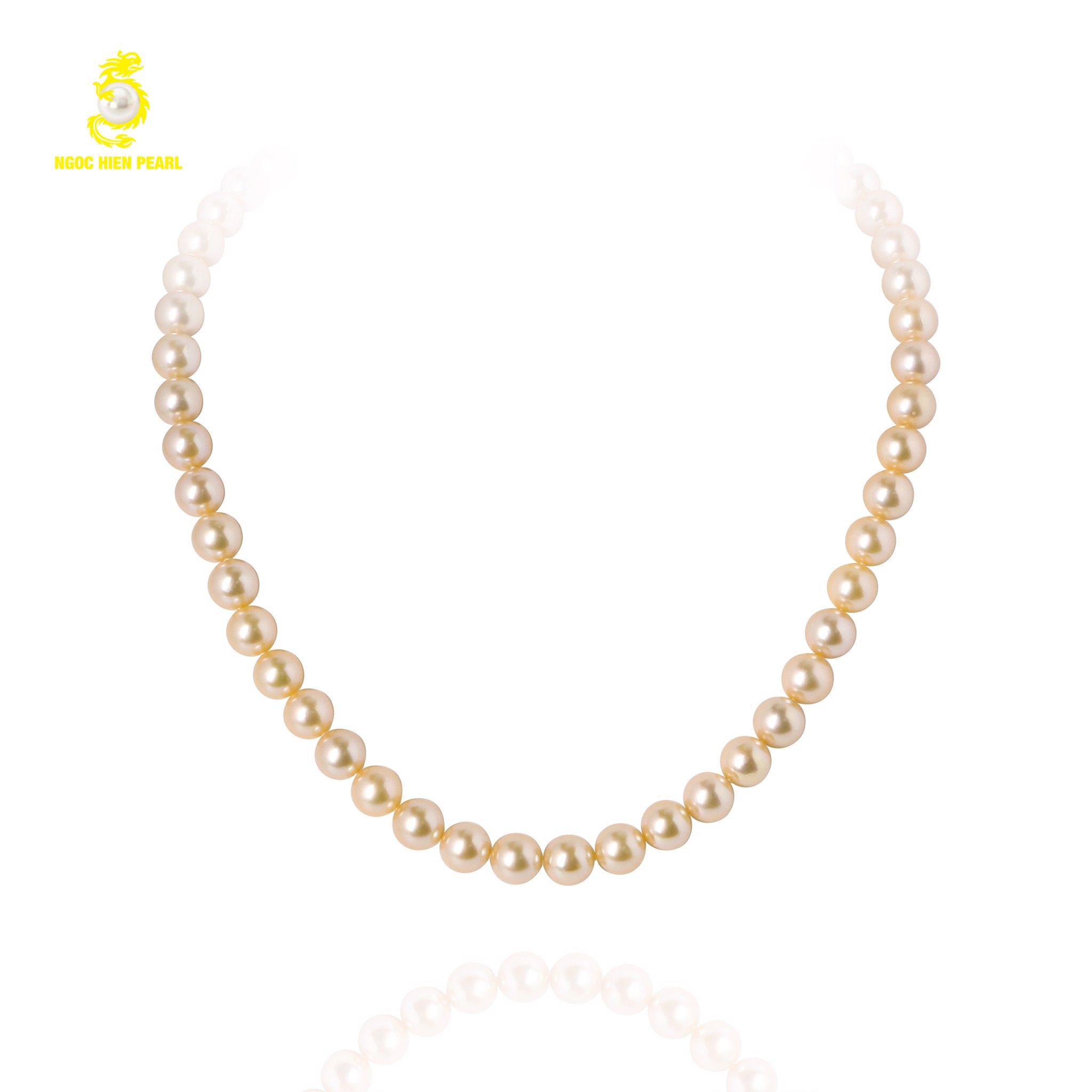 Chuỗi cổ ngọc trai Akoya 4A NSSP02, 50 viên size 8.2 - 8.5mm