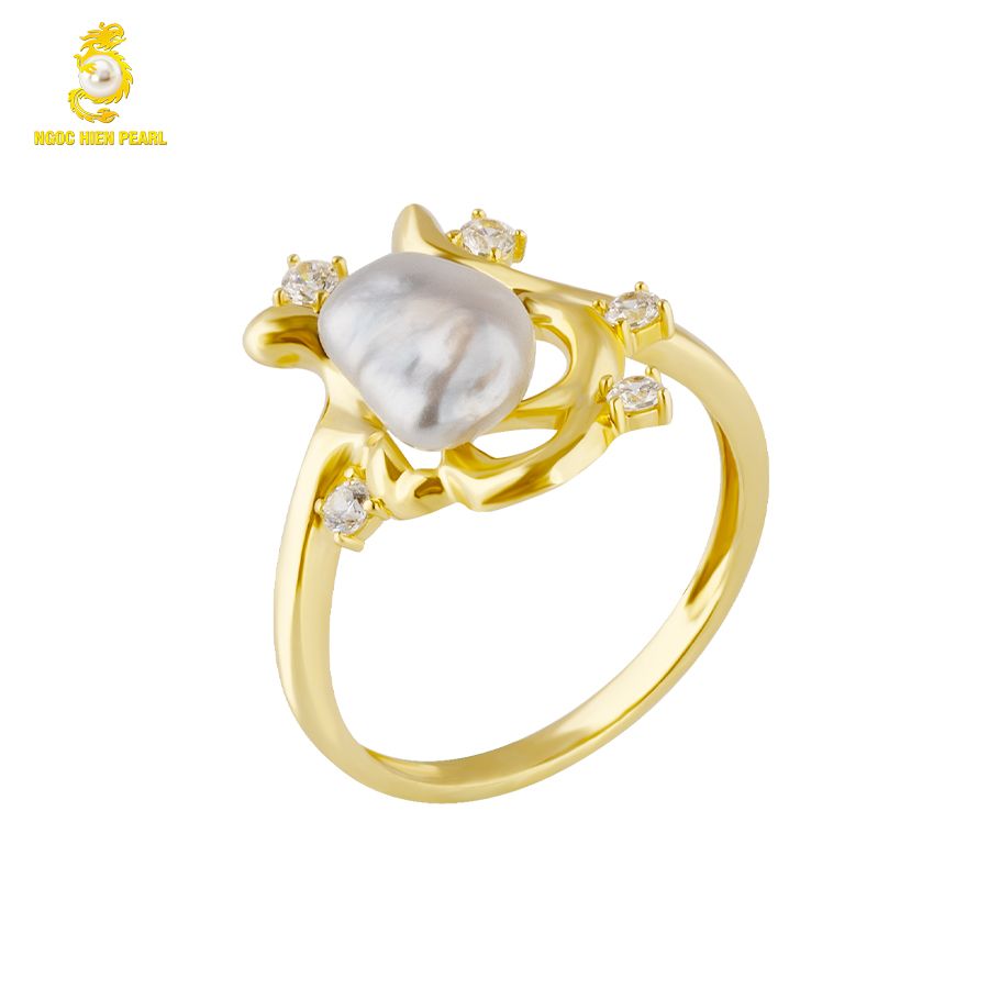 Nhẫn ngọc trai tự nhiên GRN032