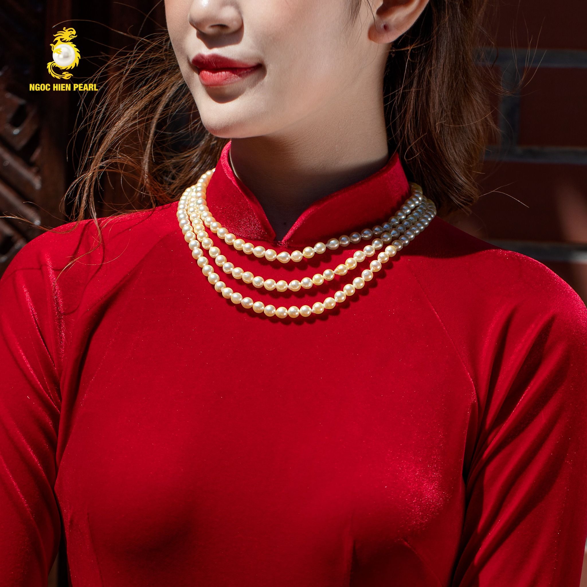 Chuỗi cổ ngọc trai Akoya NT0011
