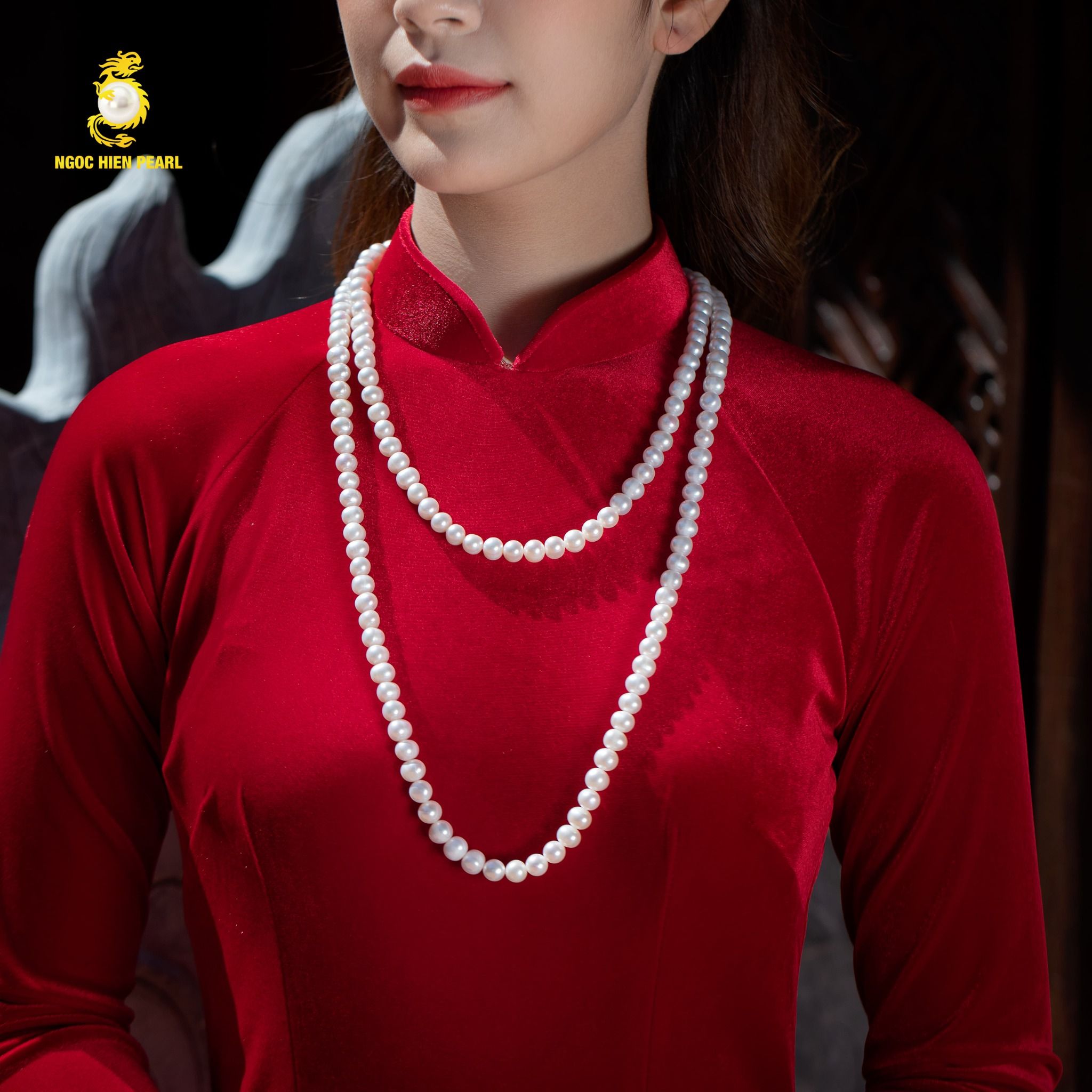 Chuỗi cổ ngọc trai Freshwater NS0041