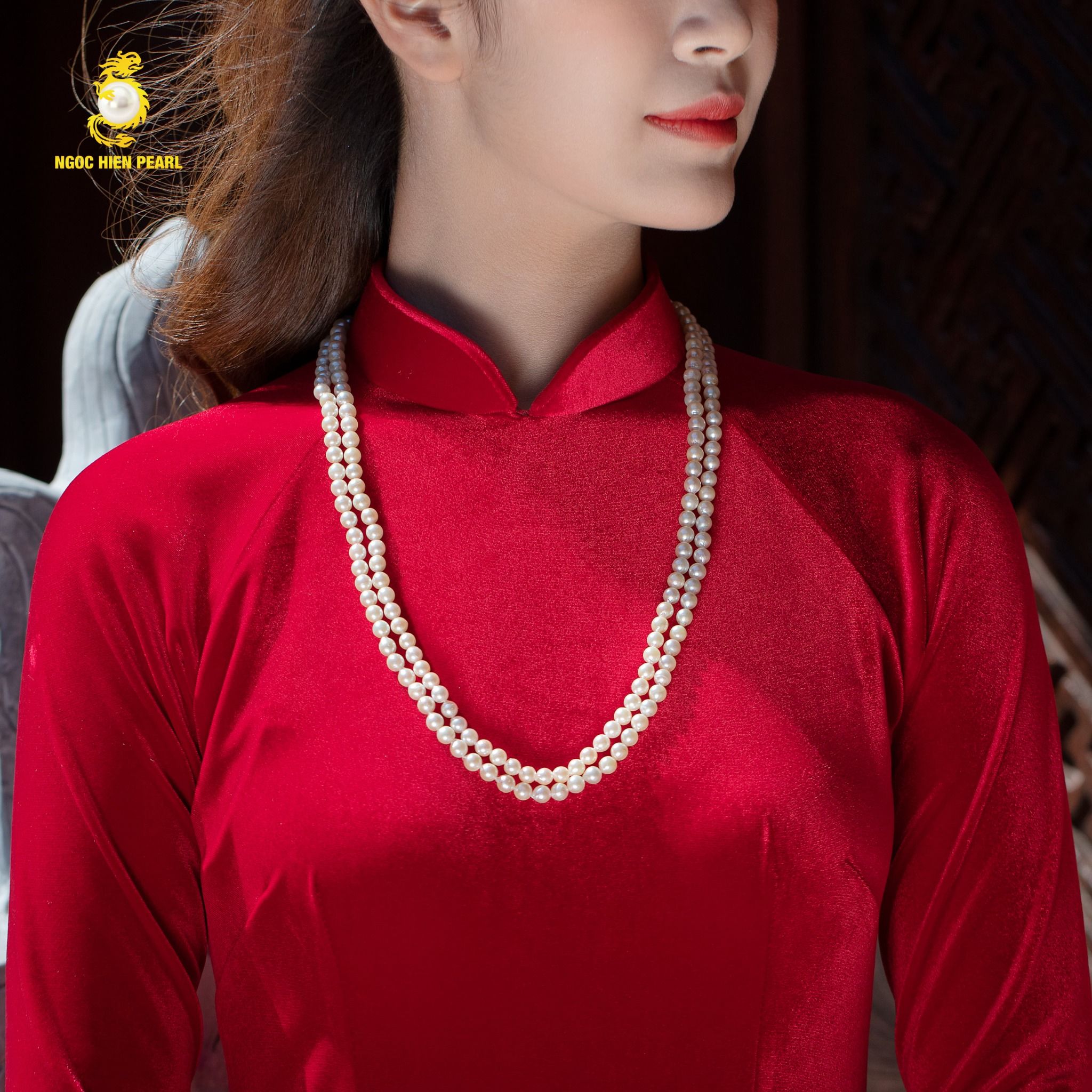 Chuỗi cổ ngọc trai Akoya 2A NS0050