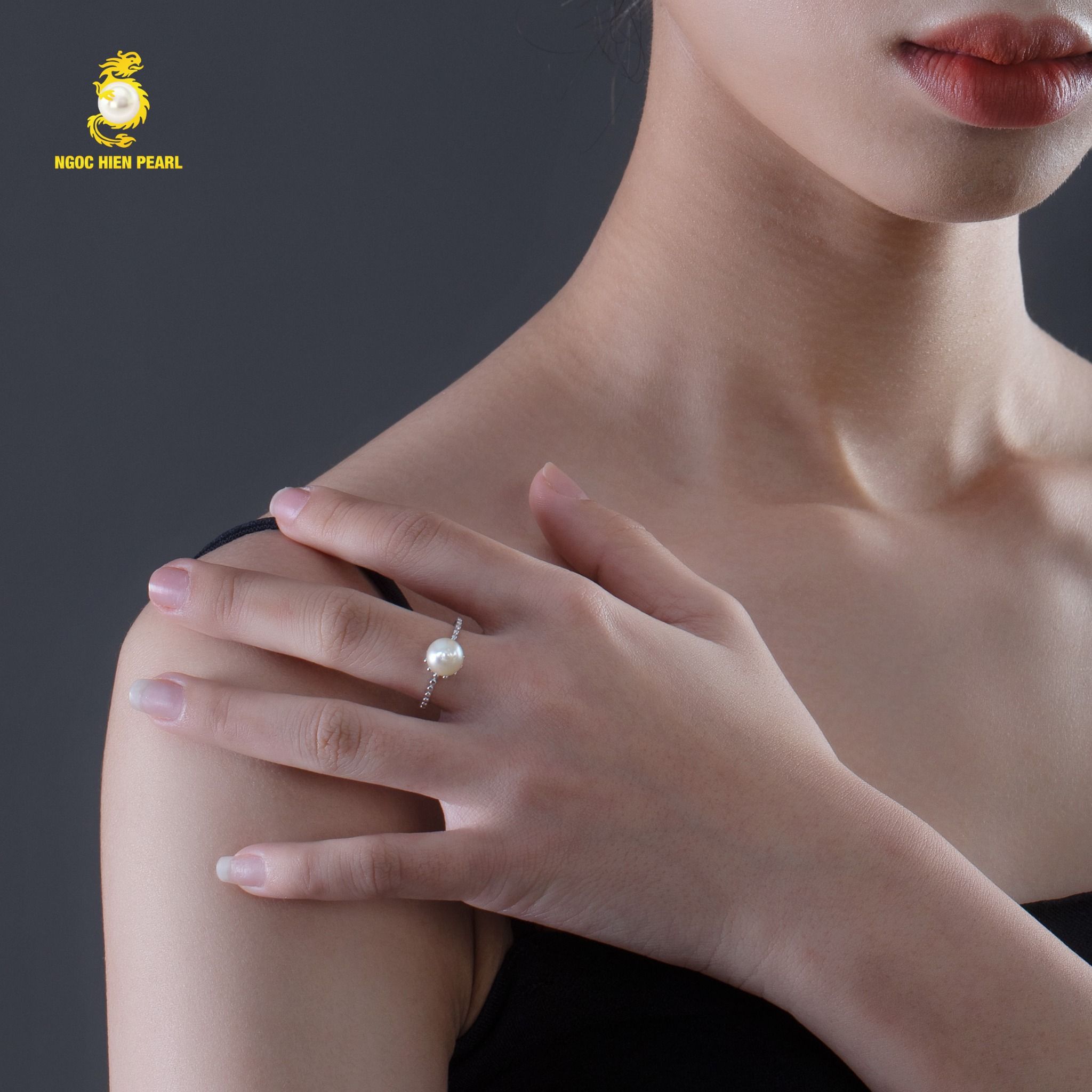 Nhẫn ngọc trai Baroque SR0032