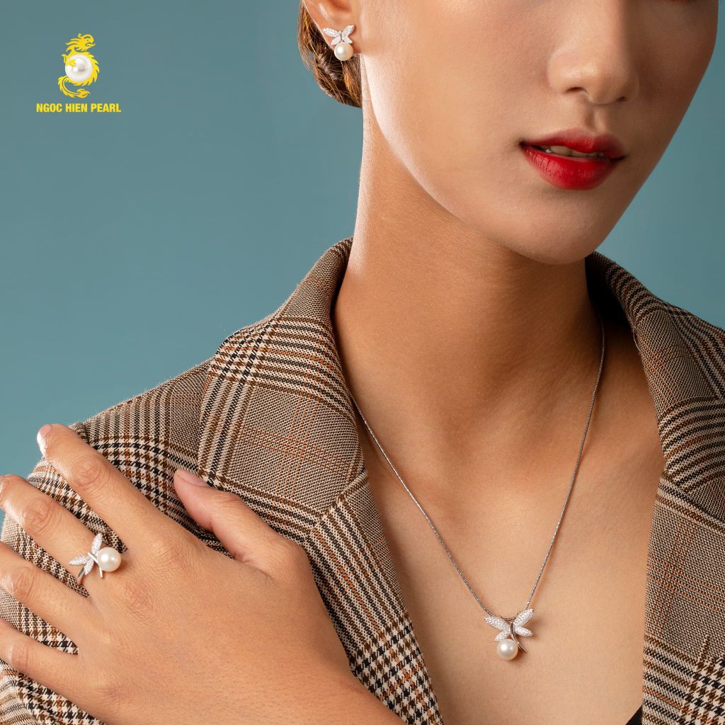Bộ trang sức ngọc trai Freshwater SS0912