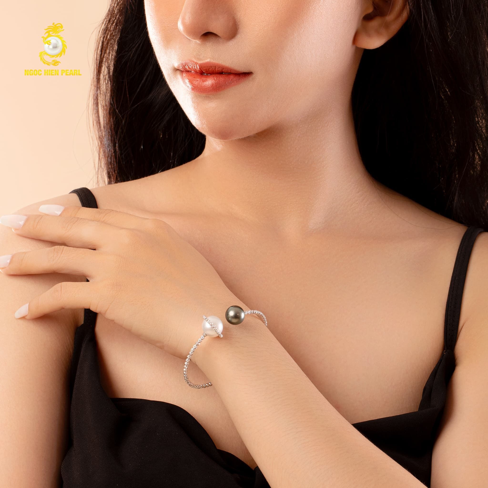 Lắc tay ngọc trai thiết kế GDB004